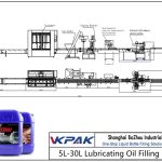 Automatic 5L-30L Lubricating Oil Filling Line Jalur Pengisian Oli Pelumas Otomatis 5L-30L